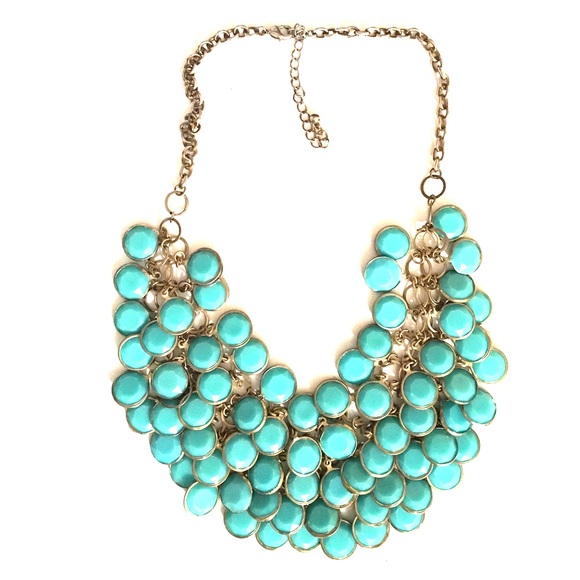 Turquoise statement necklace