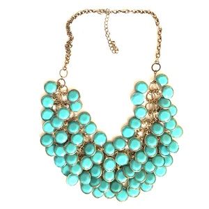 Turquoise statement necklace