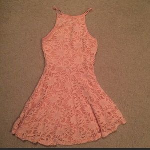 Pink Lace Dress