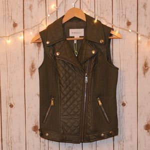 BCBG Women's military vest NWT