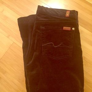 Size 29 brown corduroy Seven pants