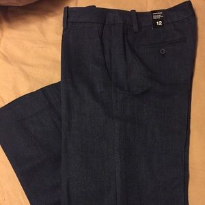 Navy trouser pants