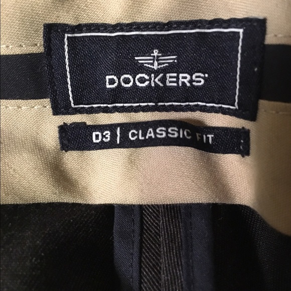 Dockers Dress Slacks Gray Charcoal - Picture 2 of 3