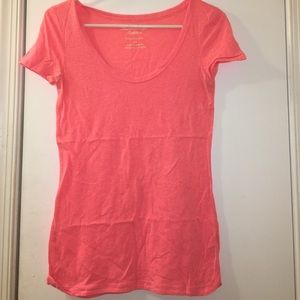 Coral American eagle tee