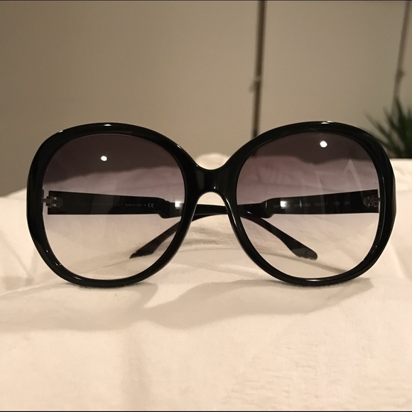 Stella McCartney Round Black Sunglasses