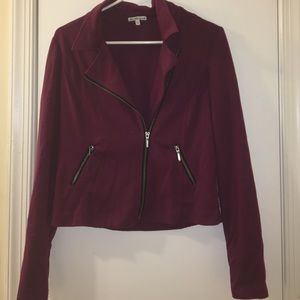 Charlotte Russe burgundy jacket
