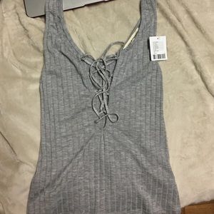 Brand New Lace Up Crop Top