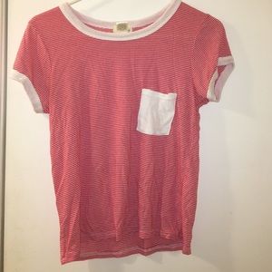 Red& white wet seal tee!