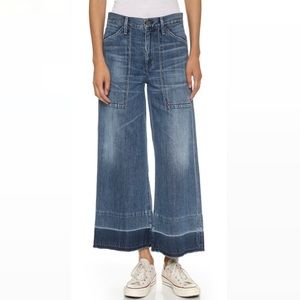Citizens of humanity wide leg high rise crop Jean