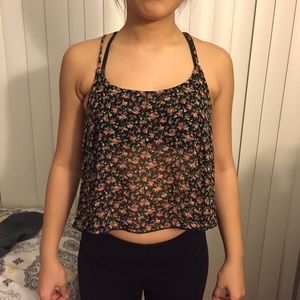 Floral Cami Crop Top