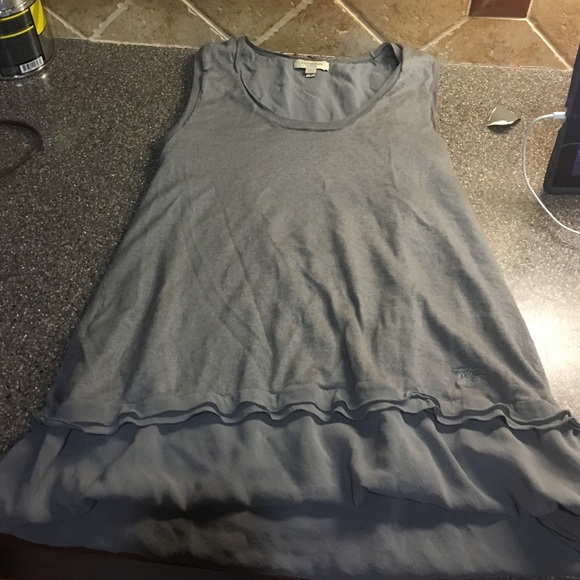 Gray Burberry London tank top