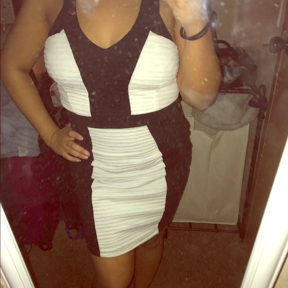 Party stripe dress , super comfy and sexy .