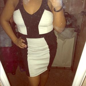 Party stripe dress , super comfy and sexy .