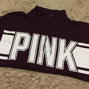 Victoria Secret Quarter Zip Up Hoodie