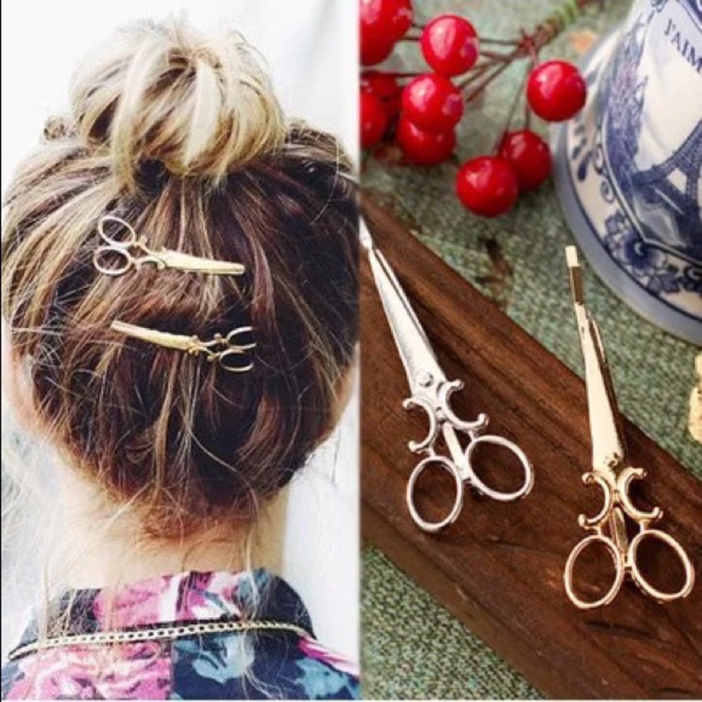 ✂️ ✂️ Scissors Hair Clipsl 1 pair