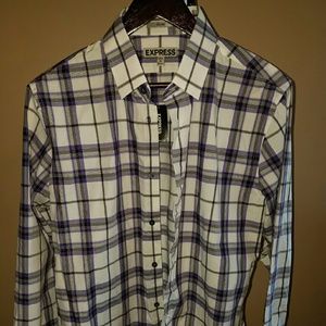 Express fitted dress shirt