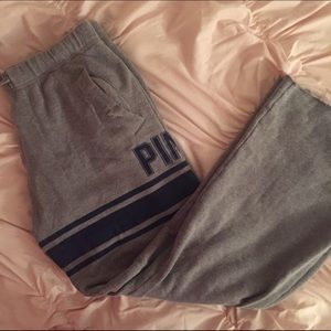 VS PINK Grey Sweatpants
