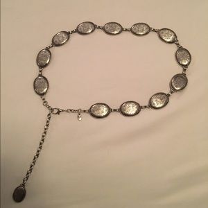 Silver Medallion Belt