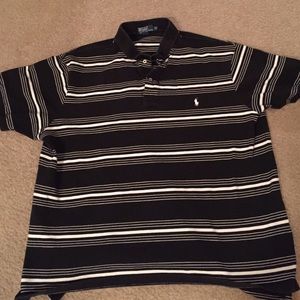 Polo Ralph Lauren 3XB Stripped Black and White