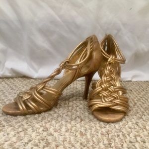 Tory Burch Gold Sandals