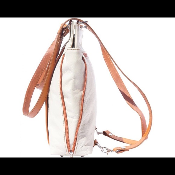 UTO Women Convertible backpack and shoulder bag(leather)