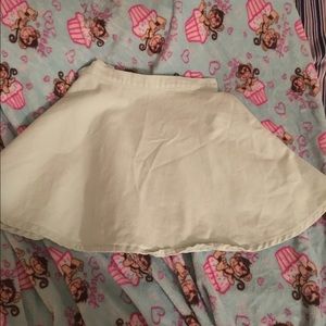 High waisted mini skirt