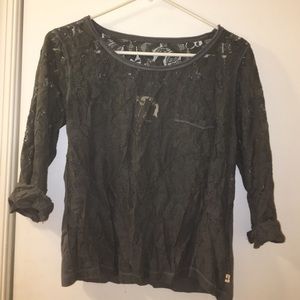 Lace Hollister top!