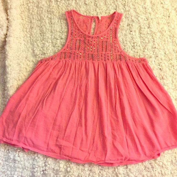 Pink Sequined summer top - Picture 1 of 1