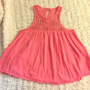 Pink Sequined summer top