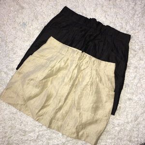 J Crew paper bag waist skirt