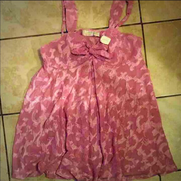 Victoria Secret Rose Pink Babydoll Nighty Size M