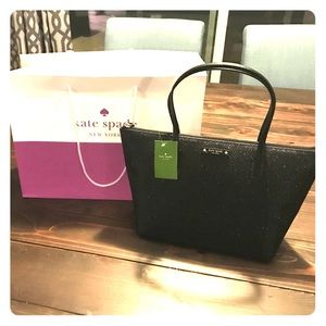 Kate Spade Hani Haven Lane Tote - Black Glitter