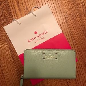 Kate Spade Neda Wellesley Mint Mojito Clutch