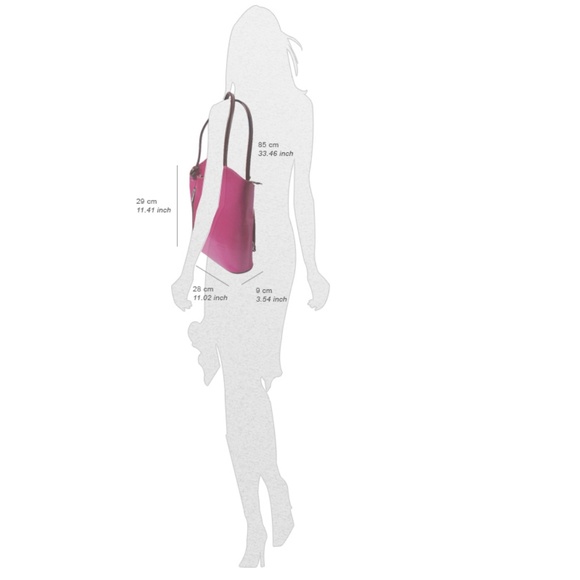 Convertible backpack and shoulder bag (leather) main image 5