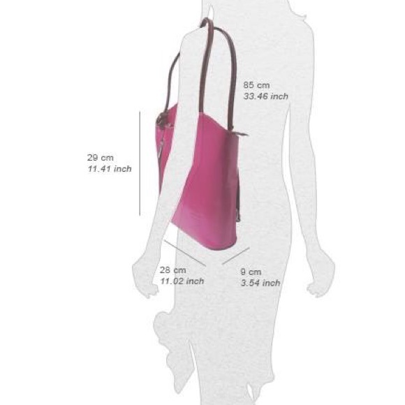 Convertible backpack and shoulder bag (leather) main image 4