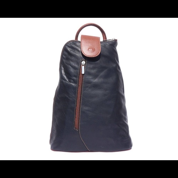 Convertible backpack and shoulder bag (leather) main image 4