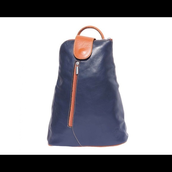 Convertible backpack and shoulder bag (leather)