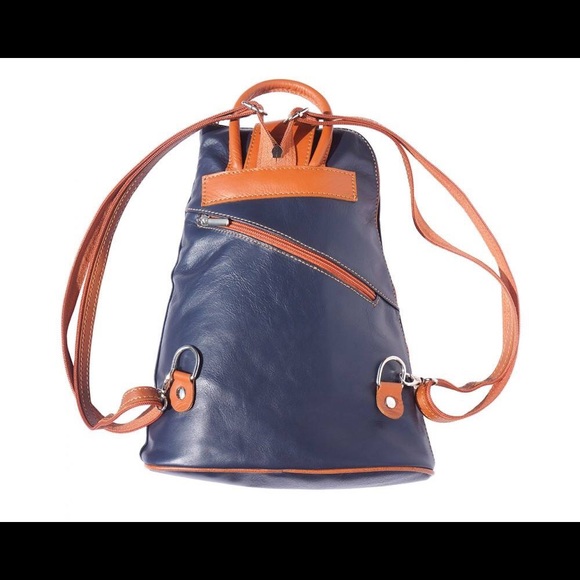Convertible backpack and shoulder bag (leather)