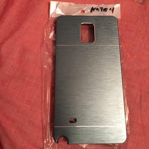 New Gray Blue Note 4 Case Free w/ Hot Pink Case