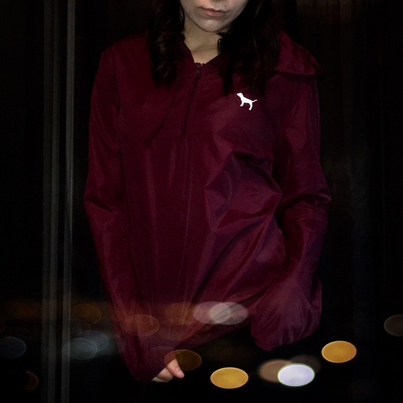 Victoria's Secret Jackets & Blazers - maroon windbreaker