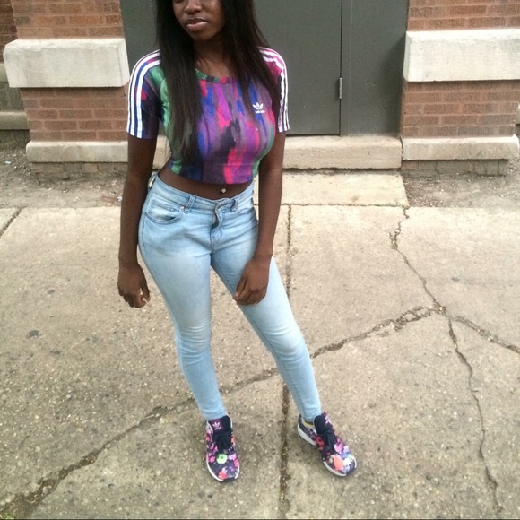 Adidas crop top