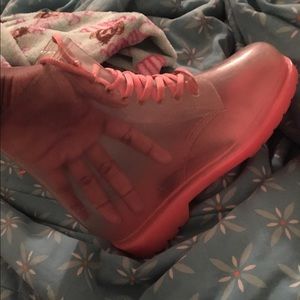 Jelly combat boots