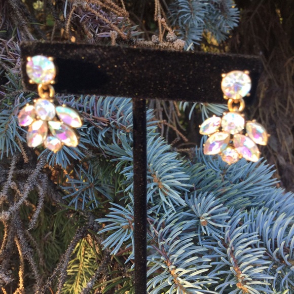 Sale J CREW IRIDESCENT CRYSTAL EARRINGS last pair - Picture 4 of 6