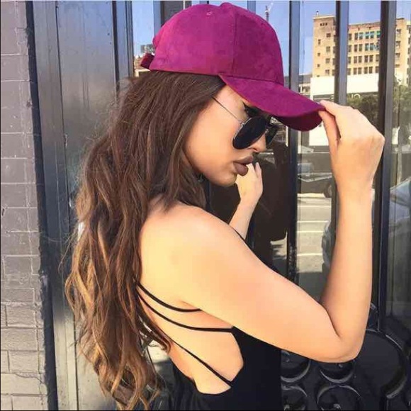 SUEDE BASEBALL CAP💕