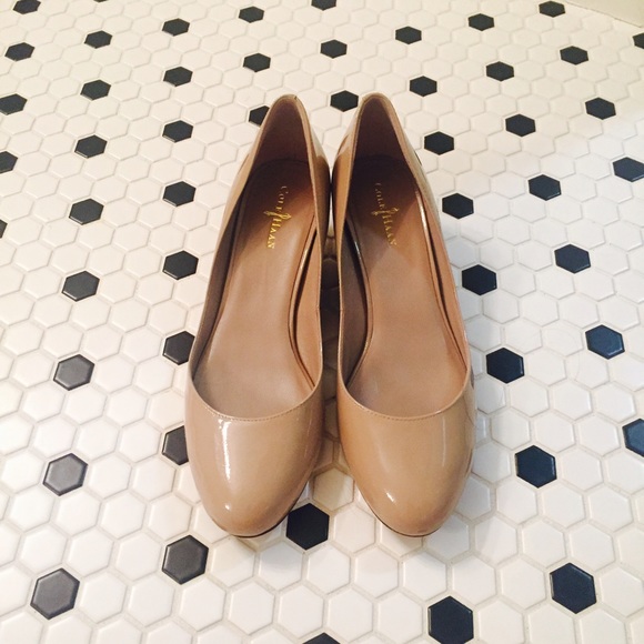 Never used - cole haan patent wedges