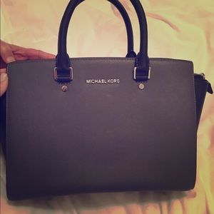 Black and Grey Michael Kors Bag