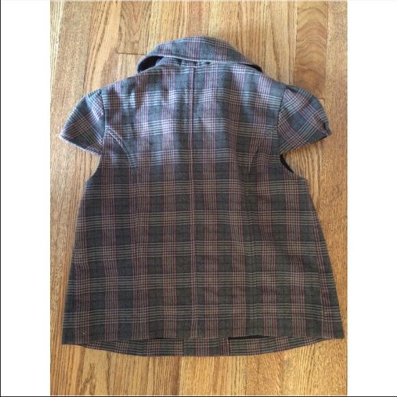 Chemins Blancs plad  short sleeve vest - Picture 2 of 4