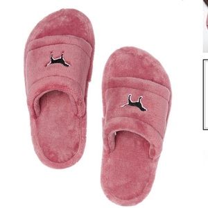 NEW VS PINK Logo slippers S 5/6
