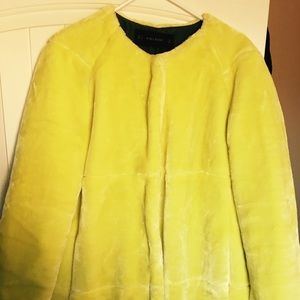 Zara faux-fur coat