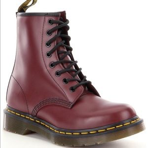 Size 8 Burgundy Doc Martens